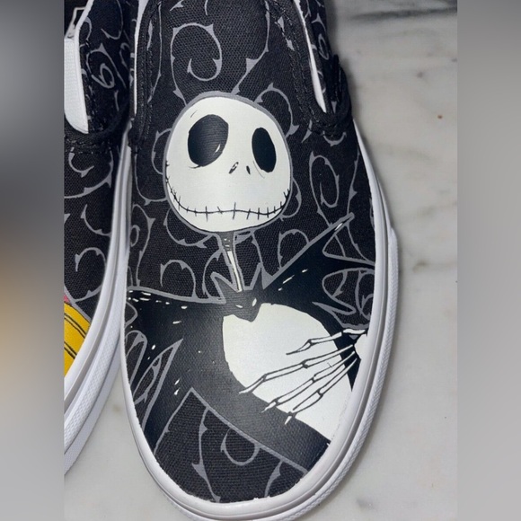 Vans Slip Ons Nightmare Before Christmas Jack & Sally Shoes Women's 7.5 Mens 6. - Picture 2 of 9